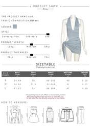 Kliou Solid Deep V sexy Two Piece Sets