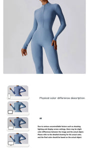 Zippered Gym Jumpsuit