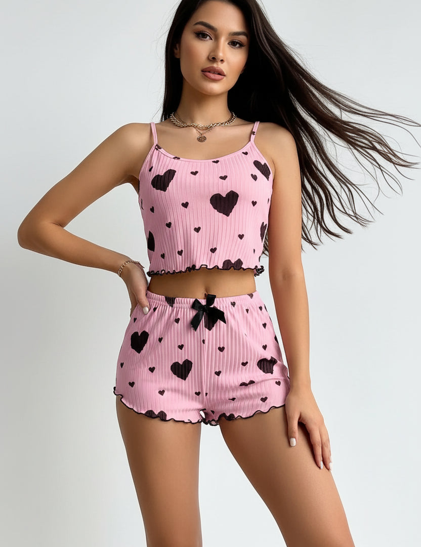 Love Printed Cami Set