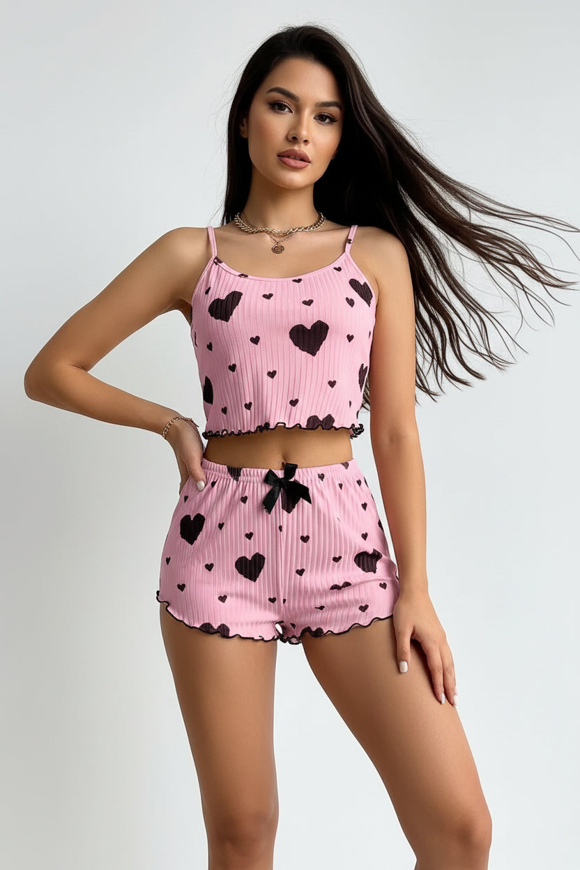 Love Printed Cami Set