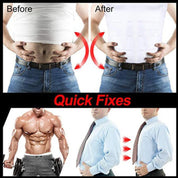 Men's Shapewear Slimming Body Corset Vest Shirt