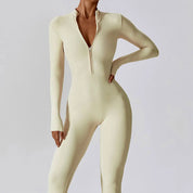 Zippered Gym Jumpsuit