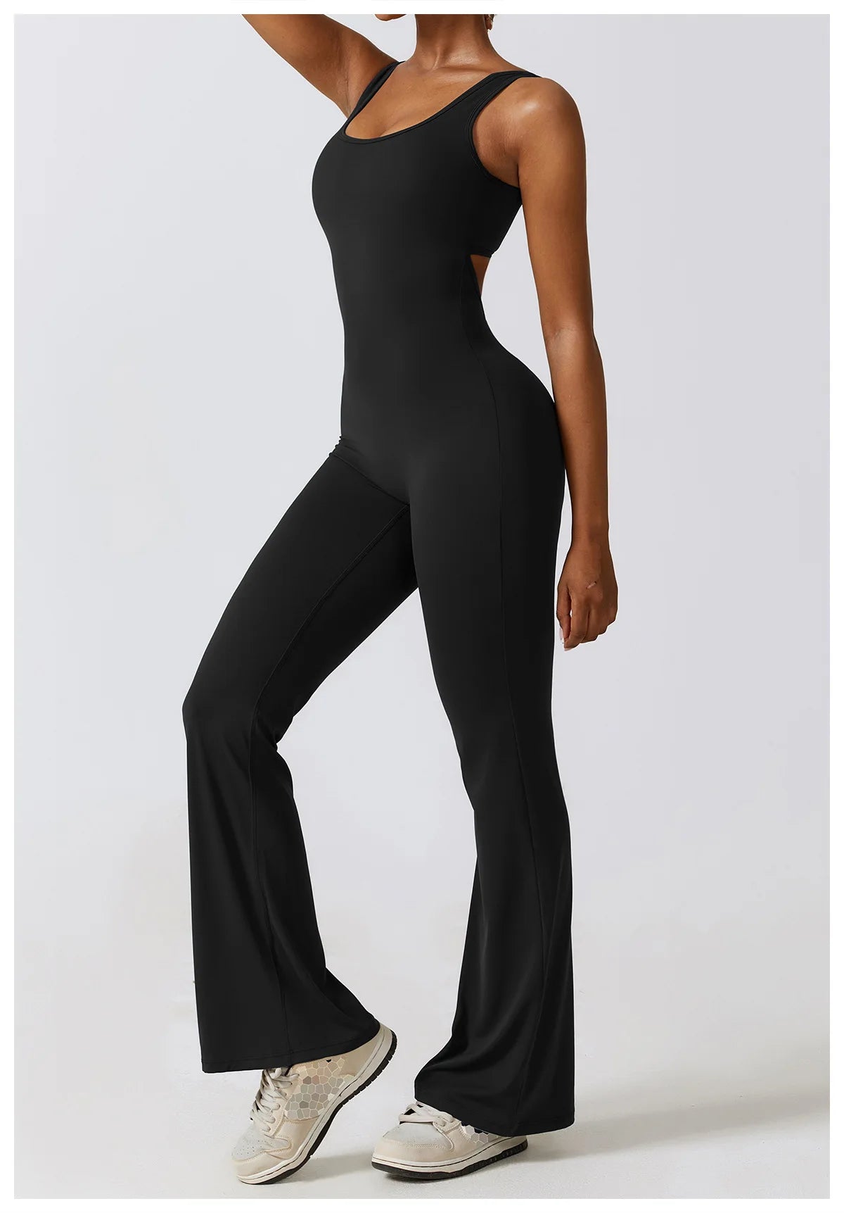 High-Stretch Yoga Romper