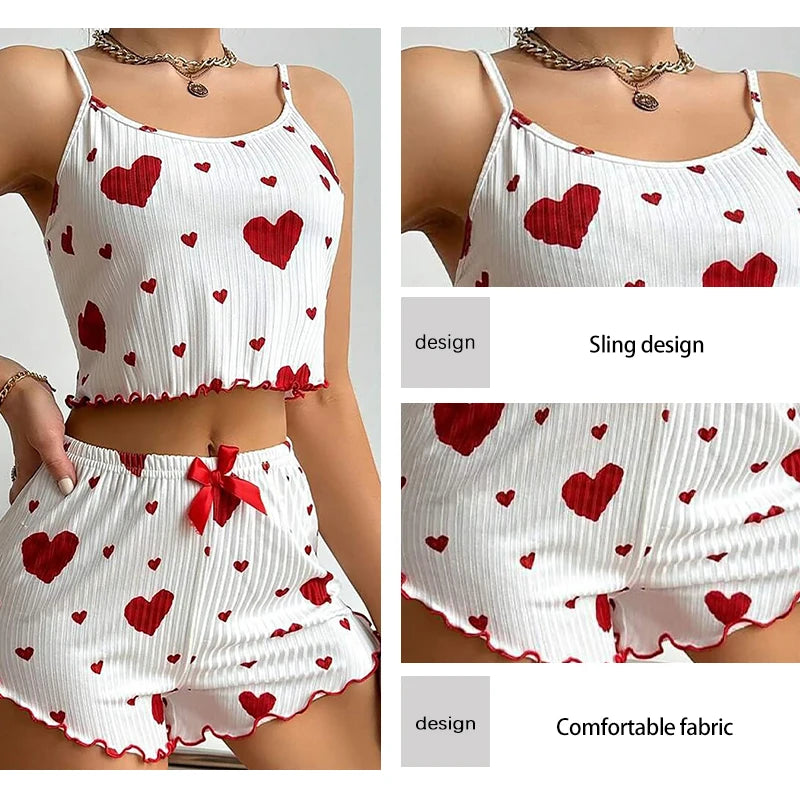Love Printed Cami Set