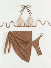 Sexy Brown Bikini Set