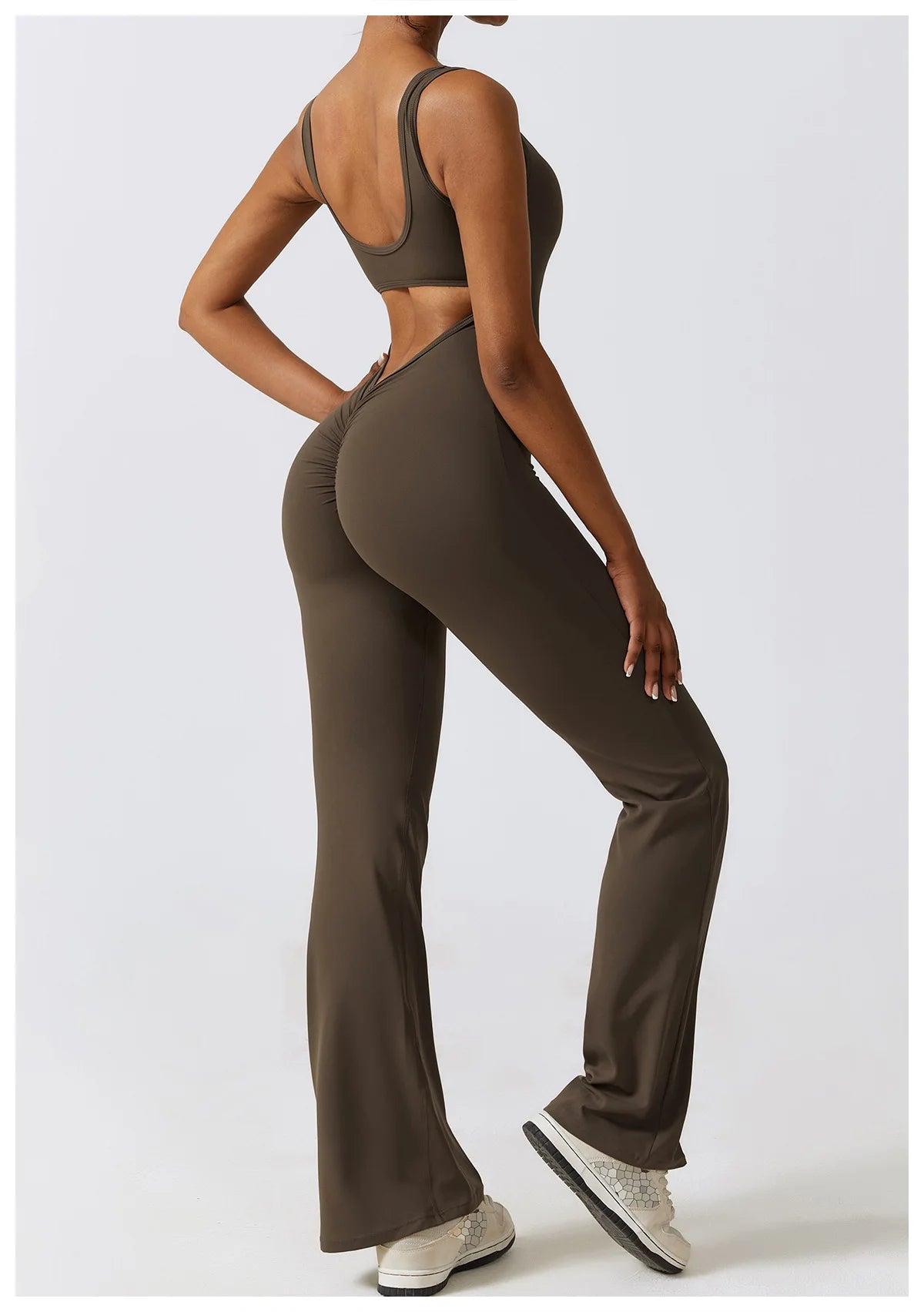 High-Stretch Yoga Romper