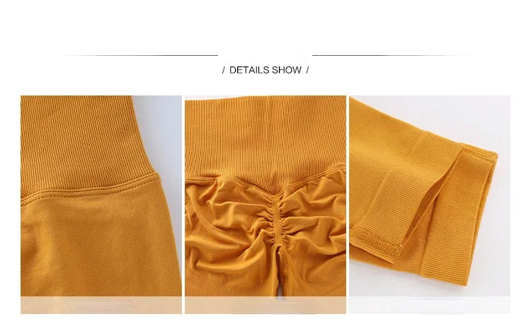 Push Up Butt Knit Fashion Gym Workout Pants