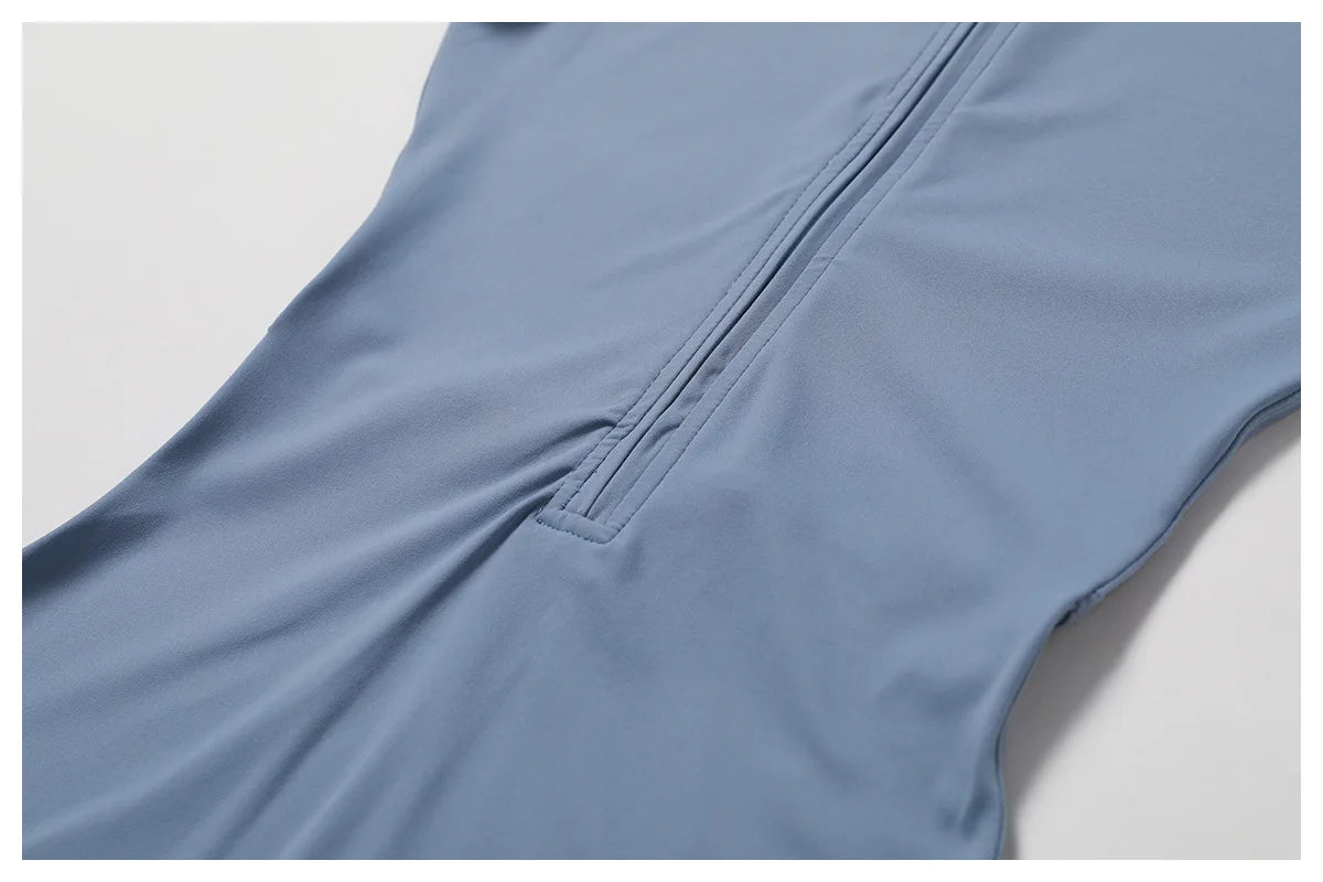 Zippered Gym Jumpsuit