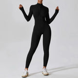 Zippered Gym Jumpsuit