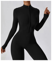 Zippered Gym Jumpsuit