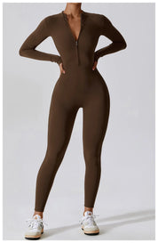 Zippered Gym Jumpsuit