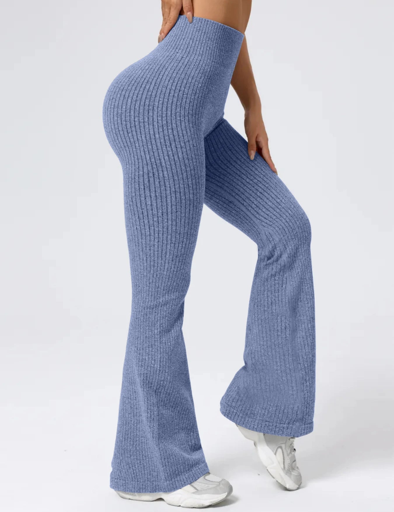 Women's High-Waist Bell Bottom Pants