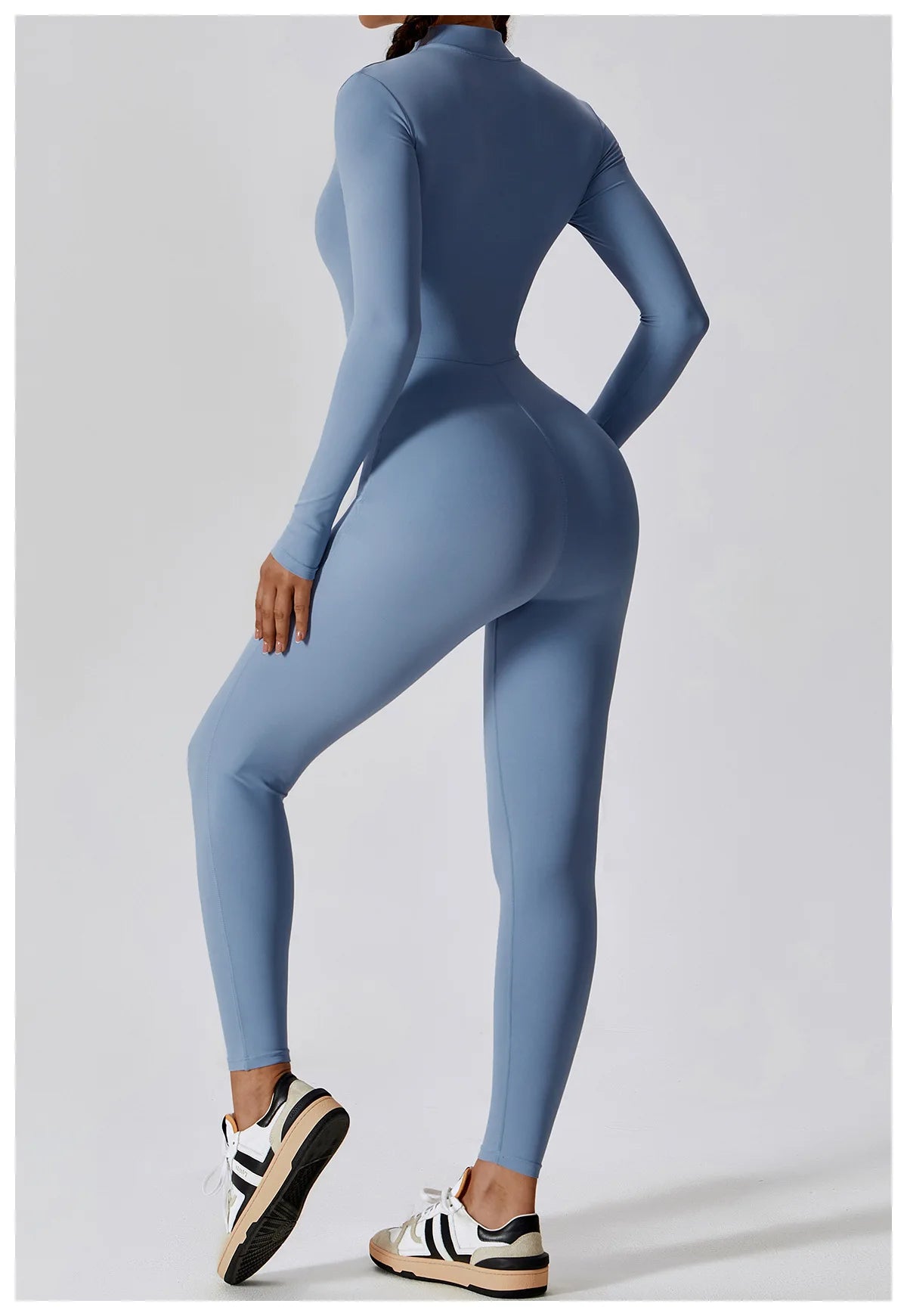 Zippered Gym Jumpsuit