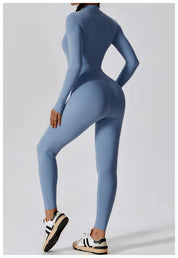 Zippered Gym Jumpsuit