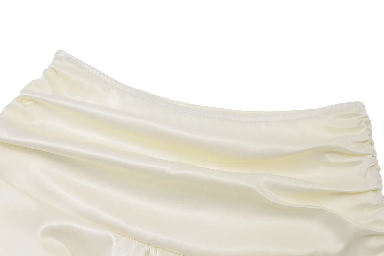 Ruched Satin Tank Set