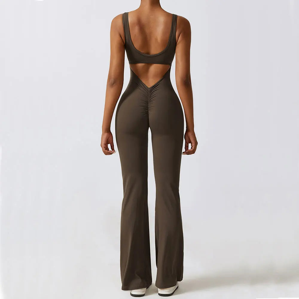 High-Stretch Yoga Romper