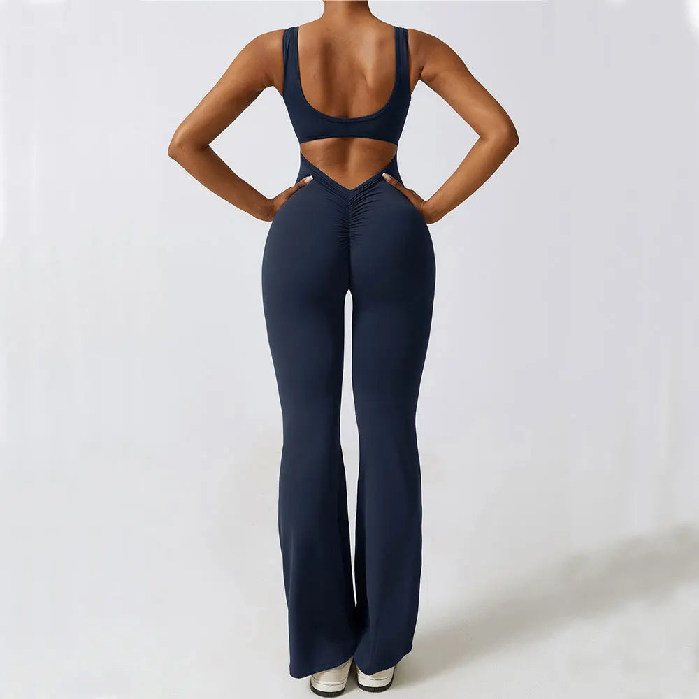 High-Stretch Yoga Romper