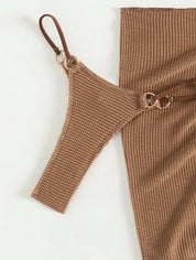 Sexy Brown Bikini Set