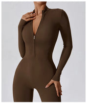 Zippered Gym Jumpsuit