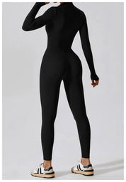 Zippered Gym Jumpsuit