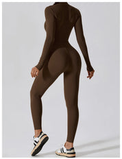 Zippered Gym Jumpsuit