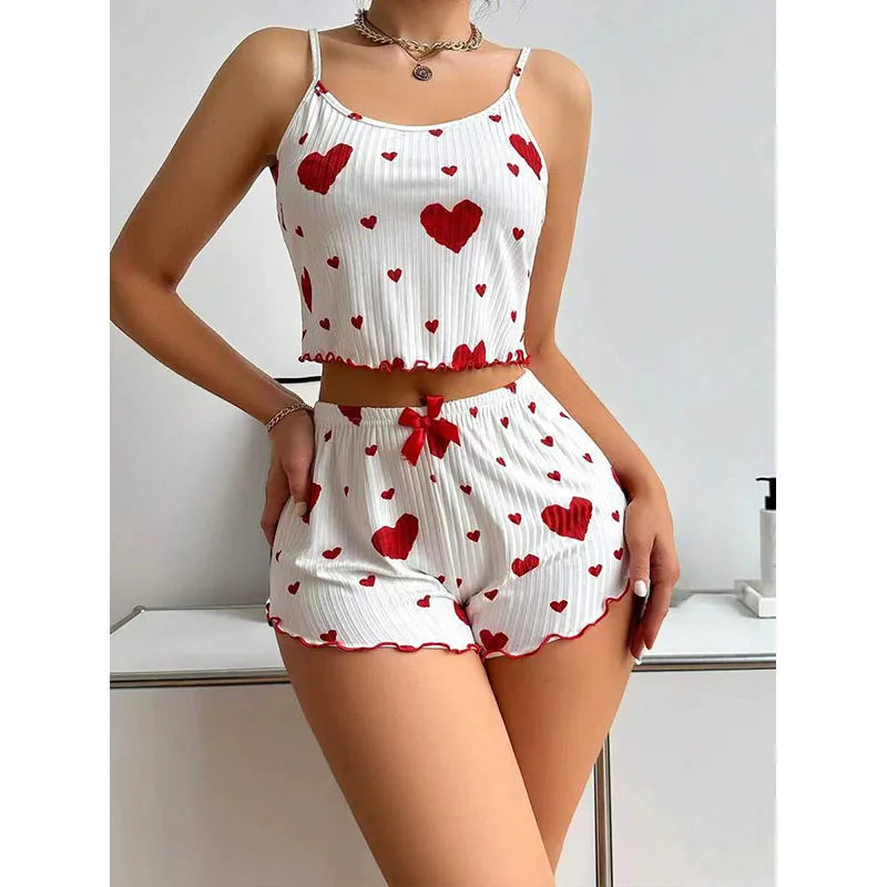 Love Printed Cami Set