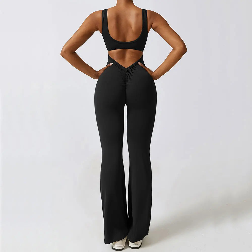 High-Stretch Yoga Romper