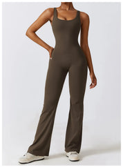 High-Stretch Yoga Romper