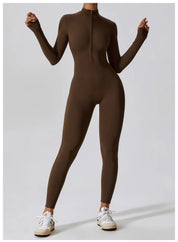 Zippered Gym Jumpsuit