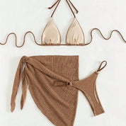Sexy Brown Bikini Set