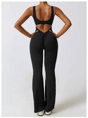 High-Stretch Yoga Romper