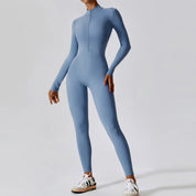 Zippered Gym Jumpsuit