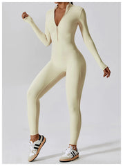 Zippered Gym Jumpsuit