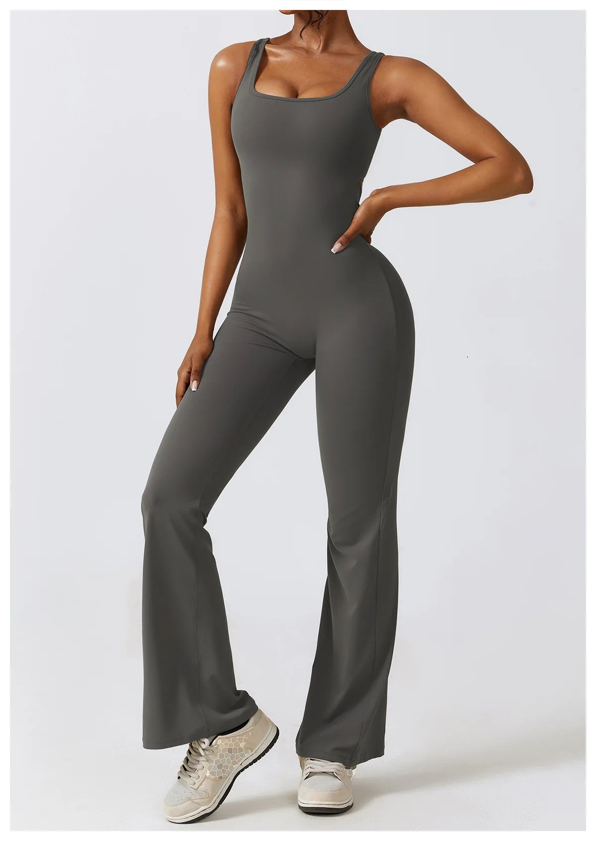 High-Stretch Yoga Romper