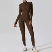 Zippered Gym Jumpsuit