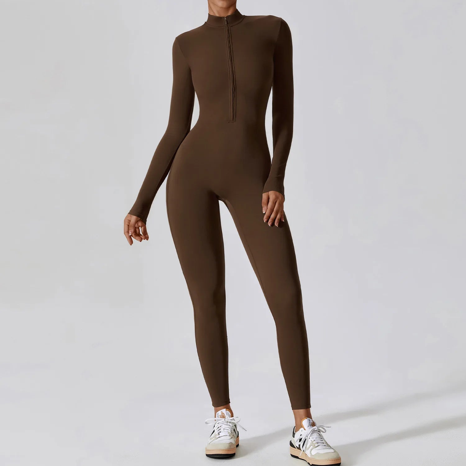 Zippered Gym Jumpsuit