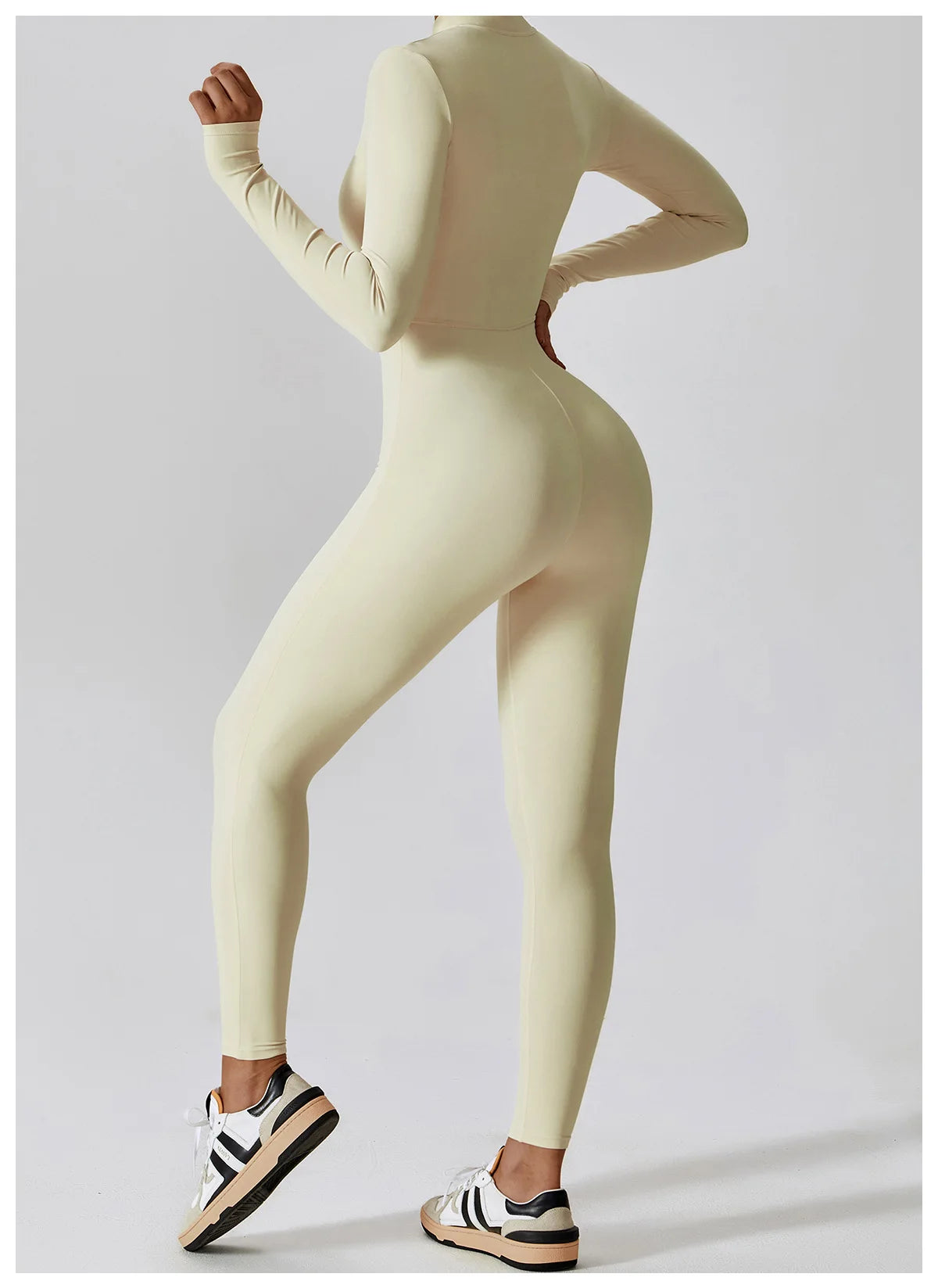 Zippered Gym Jumpsuit