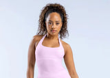 Fashion Enhance Seamless Halterneck Top Yoga Sports Bras Set Scrunch Bum Gym Shorts Women Workout Biker Stretch Fitness Leggings