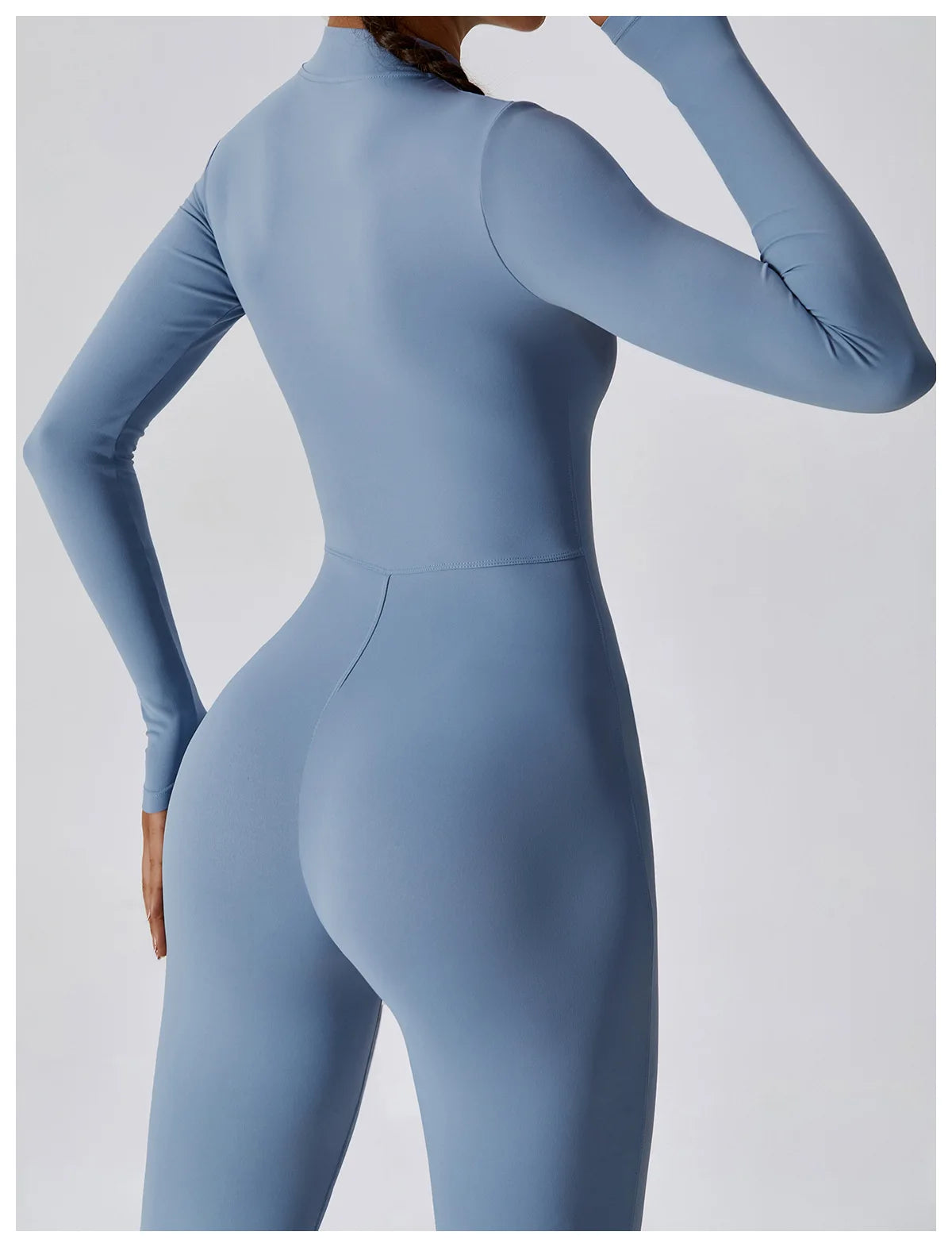 Zippered Gym Jumpsuit