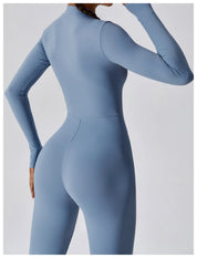 Zippered Gym Jumpsuit