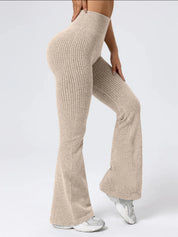 Women's High-Waist Bell Bottom Pants
