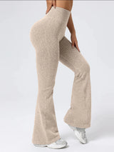 Women's High-Waist Bell Bottom Pants