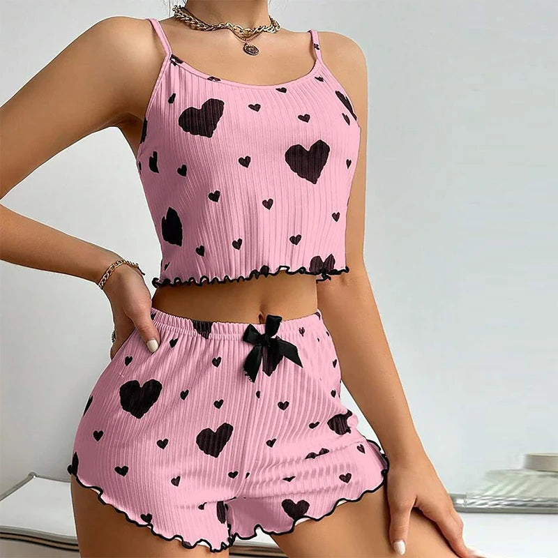 Love Printed Cami Set