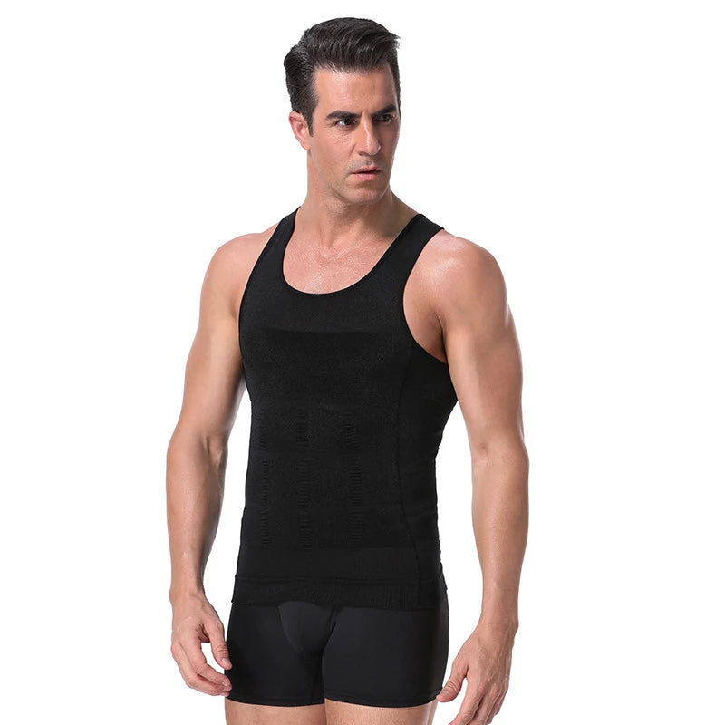 Men's Shapewear Slimming Body Corset Vest Shirt
