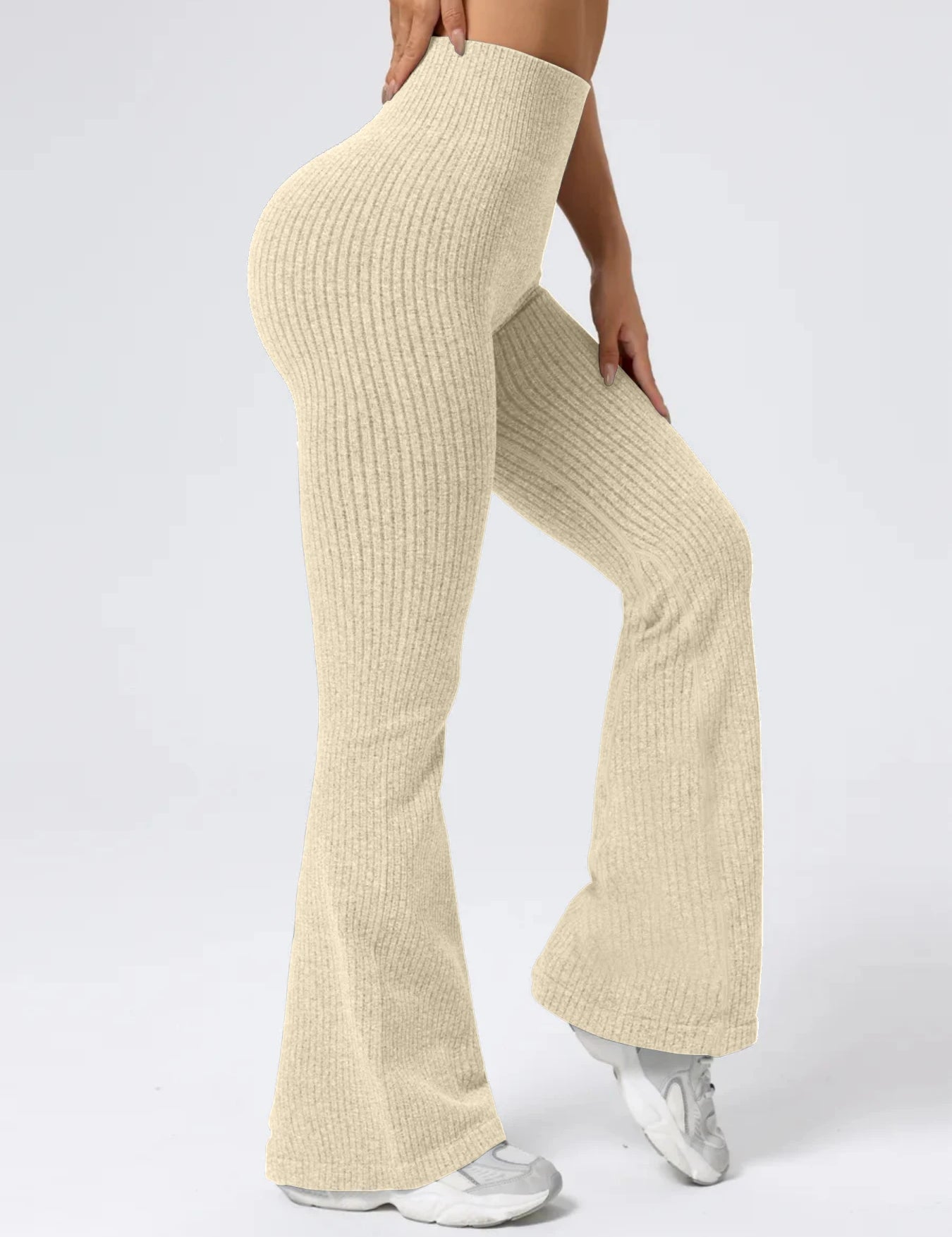 Women's High-Waist Bell Bottom Pants
