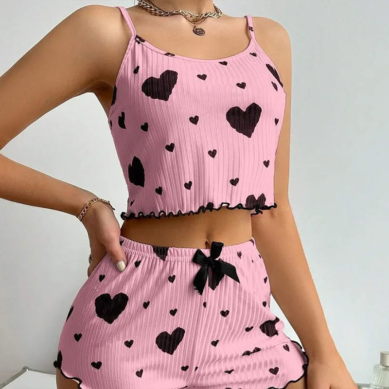 Love Printed Cami Set